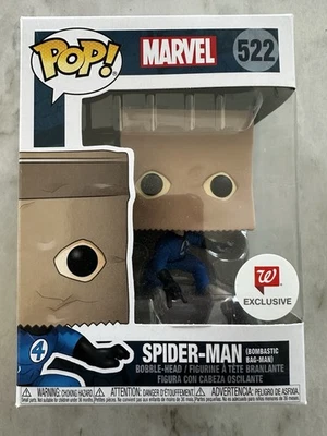 Funko Pop Marvel Spider-Man Bombastic Bag-Man 522 exclusivo de Walgreens en funda Foto 1 de 4