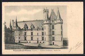 CPA Vouneuil-sur-Vienne, Château de Chistré, façade Est - Picture 1 of 2