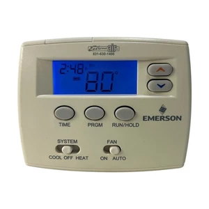 Emerson 1F80-0224 Blue Series Programmable Single Stage Thermostat Tested - Picture 1 of 12