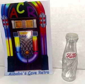 Pepsi Cola Vintage Salt & Pepper Shakers Mini Pepsi-Cola Bottles 1960's -1/2 Set - Picture 1 of 5