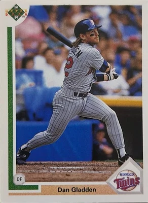 1991 Upper Deck #659 Dan Gladden - Minnesota Twins - Image 1 of 2
