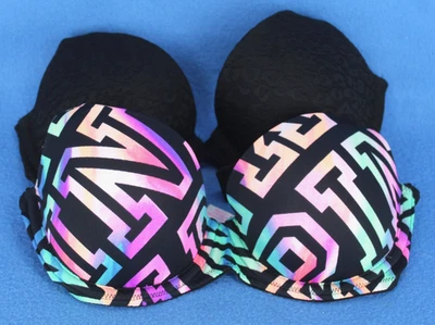 Victoria Secret Sujetador Camiseta Con Aros Ligeramente Forrado Lote Talla 32C #SS17 Foto 1 de 4