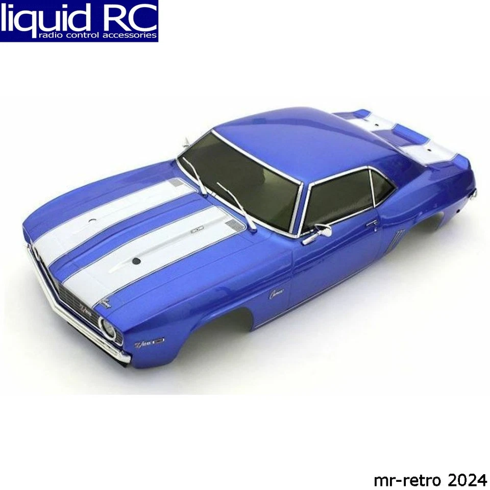 Kyosho Fab704b Pre Painted 1969 Chevy Camaro Z/28 Blue Body Set Fazer Mk2