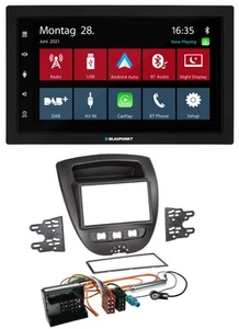 Blaupunkt MP3 Bluetooth DAB 2DIN USB Autoradio für Citroen C1 Peugeot 107 Toyota - Bild 1 von 9