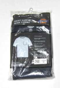 Dickies Men's Black 3XL Short Sleeve Work T-Shirt Style 1144624DN New in Package - Picture 1 of 6