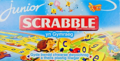 Scrabble Junior Board Game Welsh / Cymraeg Edition by Tinderbox - Complete - Image 1 of 4