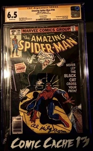 Amazing Spiderman #194. 1st Black Cat, CGC  6.5,  Marvel Signed Al Milgrom  - Picture 1 of 4