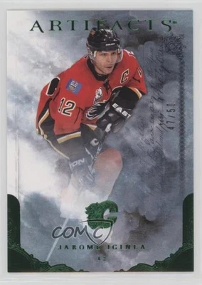 2010-11 Upper Deck Artifacts Emerald /50 Jarome Iginla #84 HOF - Image 1 of 2