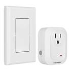 Wireless Wall Switch Remote Control Outlet No Wiring Needed 100ft RF Range Pr...