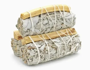 White Sage and Palo Santo Smudge Sticks Bundles 3 PACK | Smudging Kit - NEW! 4" - Picture 1 of 2