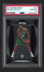 Jayson Tatum Celtics 2017-18 Panini Prizm #16 Rookie Card Rc PSA 10 Gem Mint - Bild 1 von 2