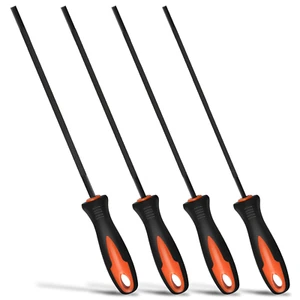4 PCS Lima per Motosega, Affila Catene Motosega, Lime per Affilatura Motosega, M - Foto 1 di 12