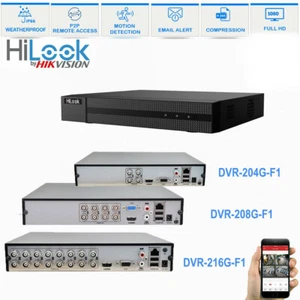 HIKVISION HILOOK DVR 4 CANALES 8 CANALES 16 CANALES TURBO CCTV 1080P CANAL FULL HD AHD TVI CVI - Imagen 1 de 8