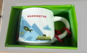 Taza Starbucks You Are Here Collection Washington Shot 2 oz - Imagen 1 de 2