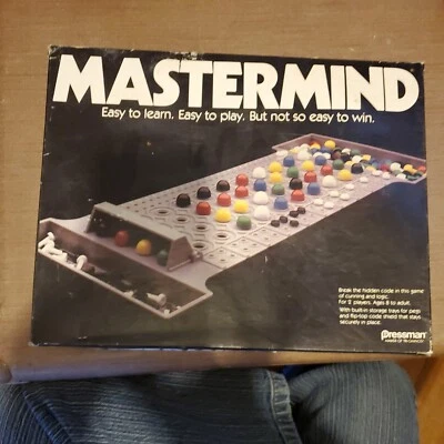 Vintage 1981 Pressman Mastermind Break Hidden Code Cunning Logic Game - Image 1 of 3