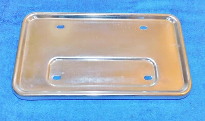 1958 1959 Ford Fairlane Mercury Monterey NOS ACCESSORY LICENSE PLATE FRAME GUARD - Image 1 of 4