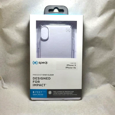 Funda Carcasa Speck Presidio Stay Clear para Apple iPhone X XS Transparente Foto 1 de 2