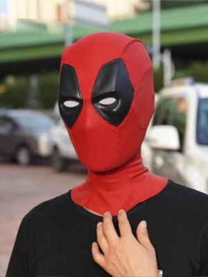 New Handmade Deadpool 3 Movie Mask Cosplay Wearable Helmet Prop Mask + Faceshell - Image 1 of 4