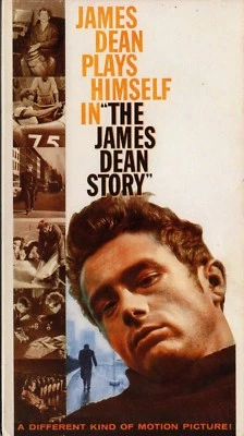 JAMES DEAN "THE JAMES DEAN STORY" VHS 1990 good times - Image 1 of 2