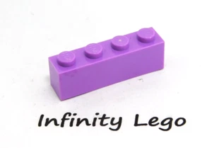 20 LEGO Medium Lavender (Purple) Bricks 1 x 4 (3010) - (20 Pieces) - Imagen 1 de 2