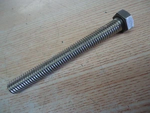 NF304 Stainless Steel Bolt 1/2 in. X 4-1/2 in. course full thread - Picture 1 of 3