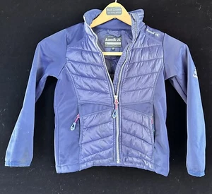 Kamik Soft Shell Jacket Coat Blue Size 5 Girls School - Picture 1 of 5