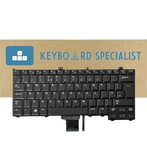 Dell Latitude E7240 E7420 E7440 Notebook Tastatur mit Hintergrundbeleuchtung UK 04380Y 090ND8 NSK-LD0 - Bild 1 von 2