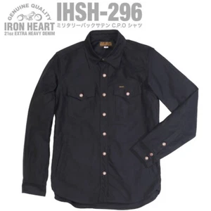 IRON HEART Militar Espalda Satinada C.P.O Camisa IHSH-296 Varias Tallas NUEVA - Imagen 1 de 12