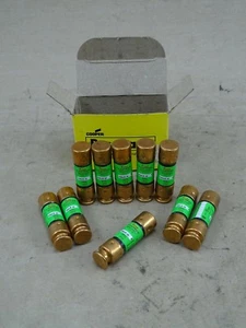 (10) Bussmann Fusetron Dual-Element 30A RK5 Fuse 250VAC/125VDC, FRN-R-30 - Picture 1 of 8
