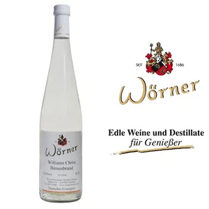 (22,14€/l) Williams-Christ-Birnenbrand 42% Willi 1 Fl. á 0,7l Obstbrand Wörner - Bild 1 von 8