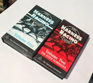 HARNESS RACING CLASSICS VOLUME 1 + 2 VIDEO not DVD HORSE RACING INTER DOMINIONS - Picture 1 of 2