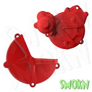 GasGas EC Casing Protectors Clutch & Ignition EC XC 250 300 17-20 Polisport Red - Bild 1 von 4