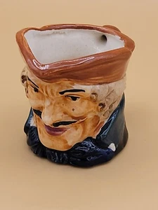 Vintage Toby Colonial Man /Pirate Jug Pitcher Small Miniature 2 3/8" JAPAN - Picture 1 of 8
