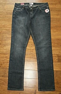 NWT SO Youth Girls' Young Ladies' Jeans Blue Denim 5 Pockets Skinny ~ Sz. 17 #08 - Picture 1 of 8