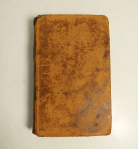 Antique 1839 New Testament Pocket Sized Leather American Bible Society NY Read - Picture 1 of 18