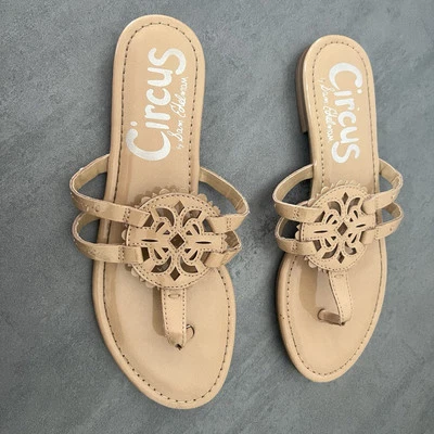 Sandalias planas Sam Edelman Circo Cherri con tiras para mujer talla 7,5” Foto 1 de 4