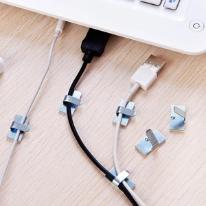 12 -pcs -Klebstoffkabelkabelhalter -Kabelklemme -Klemmungsclips für Home Office - Afbeelding 1 van 10
