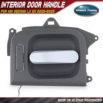 Manija de puerta interior derecha pasajero trasero o corredera para Kia Sedona 2002-2005 Foto 1 de 4