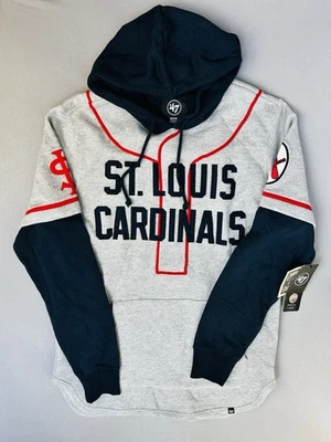 St. Louis Cardinals ‘47 Brand Men’s M Cooperstown Collection Hoodie NEW With Tag - Image 1 of 4