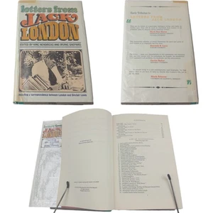 Letters from Jack London 1965 King Hendricks Irving Shepard HC w/ DJ - Picture 1 of 5