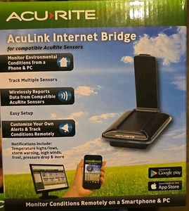 Acurite Aculink Internet Bridge Acu-Link 09150RM Monitor Remotely/ Smartphone PC - Picture 1 of 7