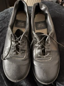 Men’s Stylo Black Leather Studded Golf Shoes Size 7 - Picture 1 of 4