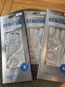 TaylorMade Stratus Tech Men's Size S right Hand Golf Glove White New - Picture 1 of 4