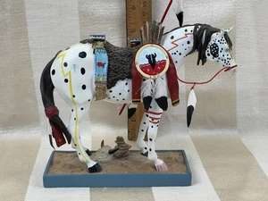 2003 Trail of Painted Ponies 1452 WAR PONY 6E/ 1106 Westland Appaloosa Horse - Picture 1 of 5
