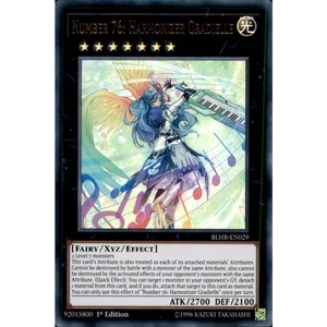 Number 76: Harmonizer Gradielle BLHR-EN029 Yu-Gi-Oh! Card Ultra Rare - Picture 1 of 1