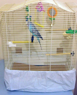 STITCH & TURN UK CAGE TIDY for BIRD CAGES AVAILABLE IN FOUR SIZES - MADE IN THE UK