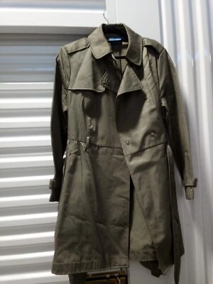 Simply VERA WANG Khaki Green Trench Coat Size XL - Image 1 of 4