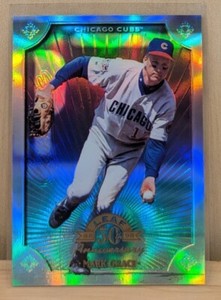 1998 Donruss Collections LEAF PRIZED #296 Mark Grace Cubs Refractor RARE /400