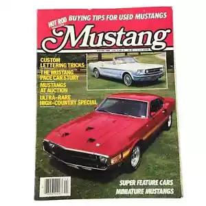 Hot Rod Magazine Mustang Winter 1984 Buying Tips For Used Mustangs Ultra-+Rare - Foto 1 di 2