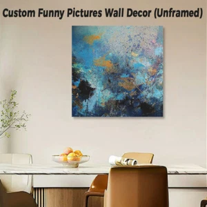 Custom Unframed Funny Pictures Wall Decor Rolled Canvas Painting Poster - Picture 1 of 7